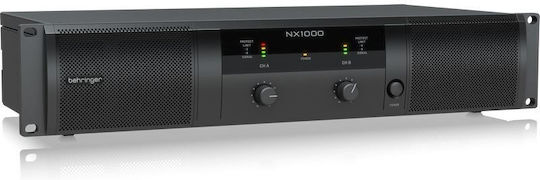 Behringer NX1000 Τελικός Ενισχυτής PA 2 Καναλιών 300W/4Ω