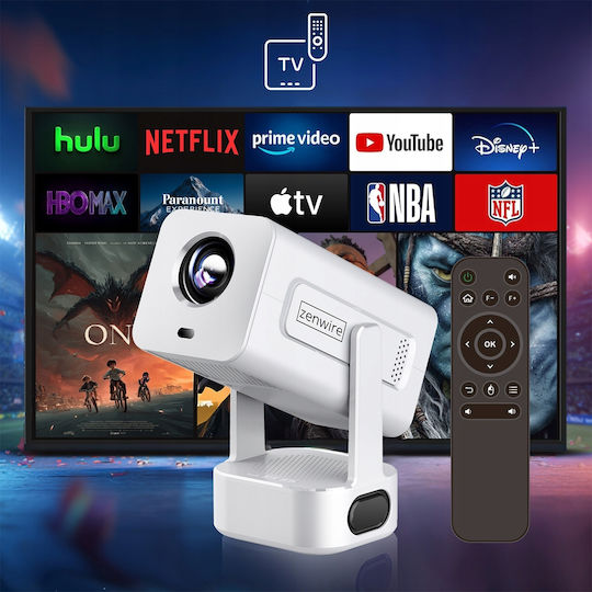 Zenwire Mini Projector LCD HD LED Lamp with Wi-Fi IMC360