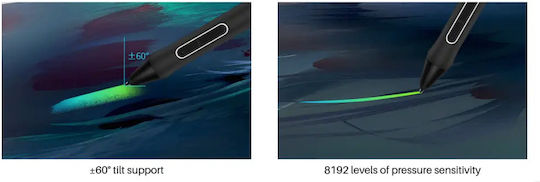 Huion Kamvas Pro 16 Plus (4K) Γραφίδα Σχεδίασης με Όθονη 4K 15.6"