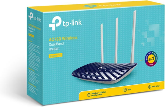 TP-LINK Archer C20 v6 Wireless Router Wi‑Fi 5 with 4 Ports