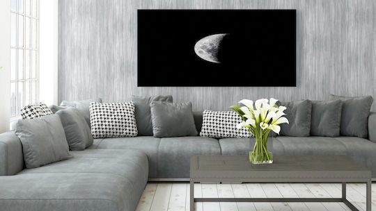 iLovePrints Gemälde Half Moon In Space Míši Selíni Sto Diástima 100x70