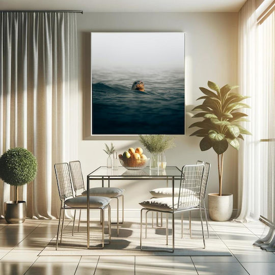 Πίνακας Seal In Misty Sea Φώκια Στην Ομιχλώδη Θάλασσα 110x110