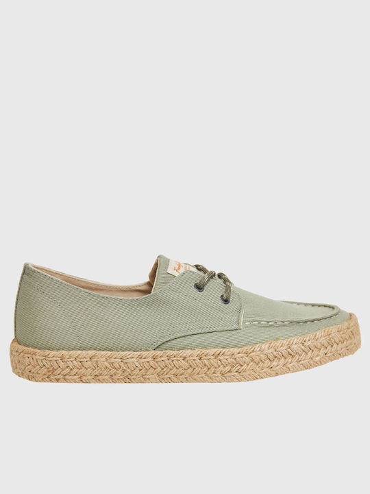 Men's Espadrilles in Green Color