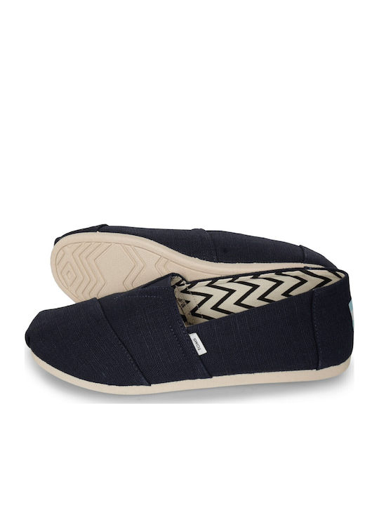 Fabric Men's Espadrilles in Blue Colour