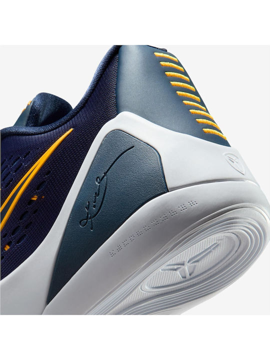 Kobe 9 EM Elite Low EM Protro Lakers Away Low Basketball Shoes Thunder Blue Laser Orange Football Grey Daybreak
