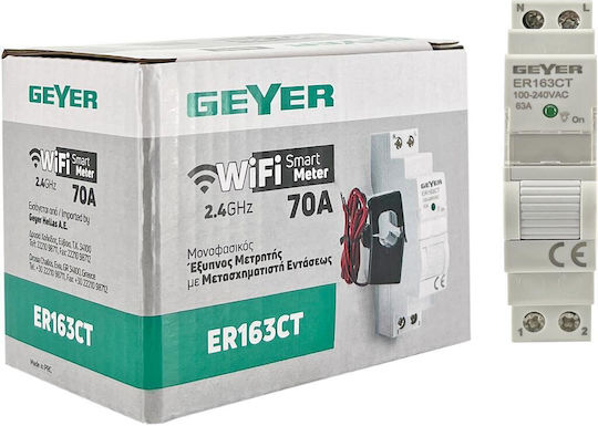 Geyer Analizator De Energie Panou Electric Analogic Șină ER163CT
