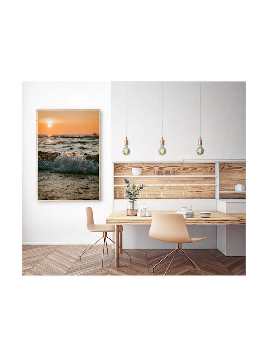 Panou Sunset Waves Câmpuri De Apus 115x170