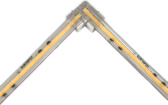 Eurospot Γωνιακό Connector για Ταινίες LED 4233