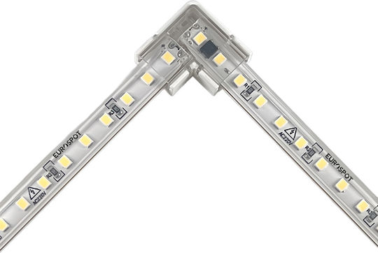 Eurospot Γωνιακό Connector για Ταινίες LED 4233