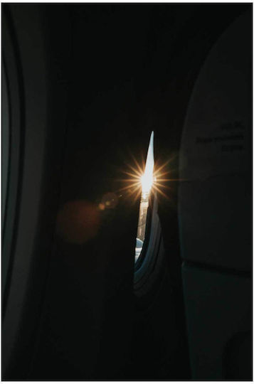 Πίνακας Sunrise Through An Airplane Window Ανατολή Του Ηλίου Μέσα Ένα Παράθυρο Αεροπλάνου 100x150