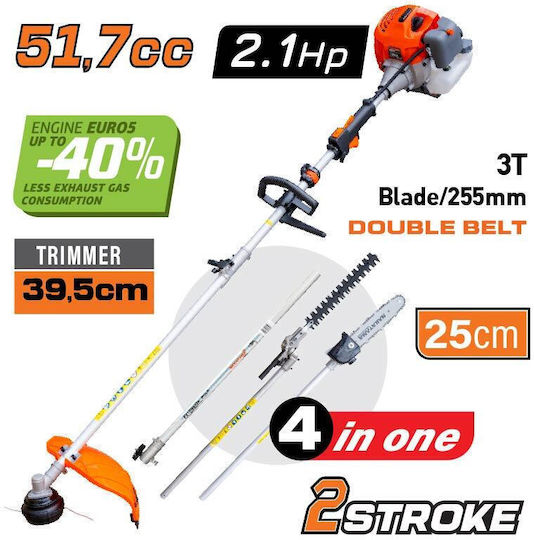 Nakayama PS5170 Garden Multi Tool Gasoline 4 in 1: Pole Chainsaw / Brush Cutter / Hedge Trimmer / Extension
