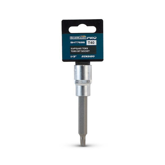 Bormann Pro Καρυδάκι με Μύτη Torx και Καρέ Υποδοχής 1/2'' Μέγεθος T40