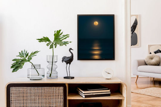 Πίνακας Moonlit Sea Φεγγαρόλουστη Θάλασσα 80x120