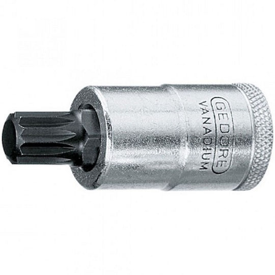 Gedore Καρυδάκι με Μύτη Spline και Καρέ Υποδοχής 1/2'' Μέγεθος M14x55mm