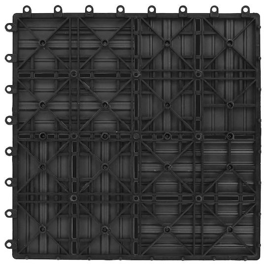 vidaXL WPC Garden Flooring Tile 30x30cm 22 Pieces