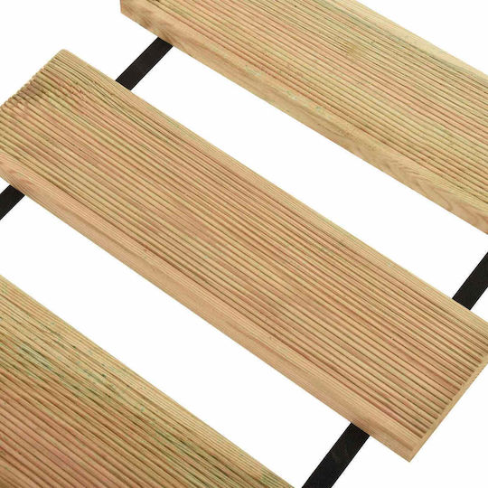 vidaXL Pathway for Garden Flooring Made of Wood 300x50cm