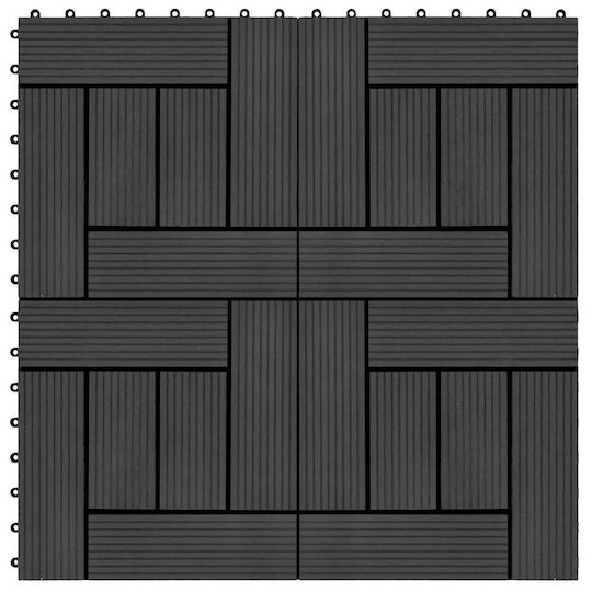 vidaXL Decking Board for Garden Flooring from WPC 30x30cm 22 Pieces