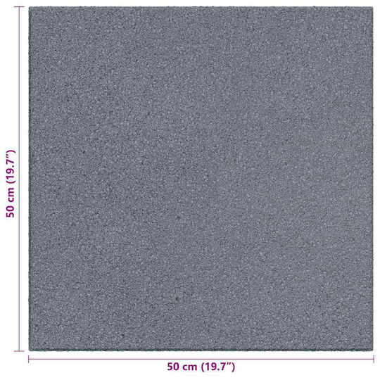 vidaXL Πλακάκι για Δάπεδο Κήπου από Καουτσούκ 50x50εκ. 24τμχ