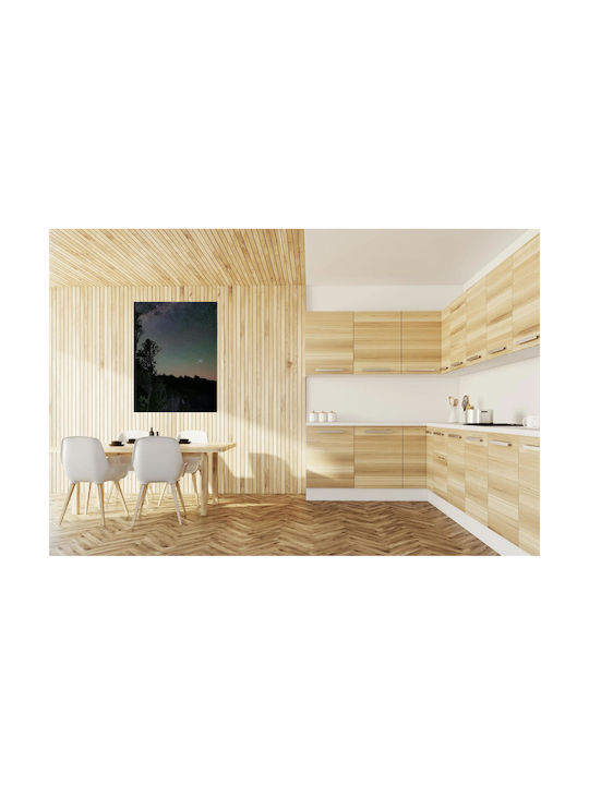 Panou Cerul Nocturn Stele Copaci 70x100