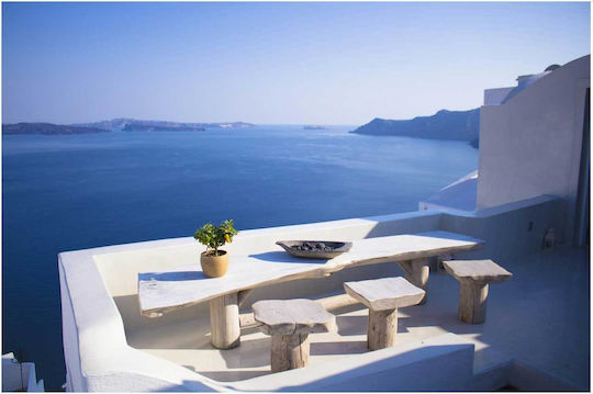 Πίνακας Seaside Patio View Παραθαλάσσια Αίθριο Θέα 100x70