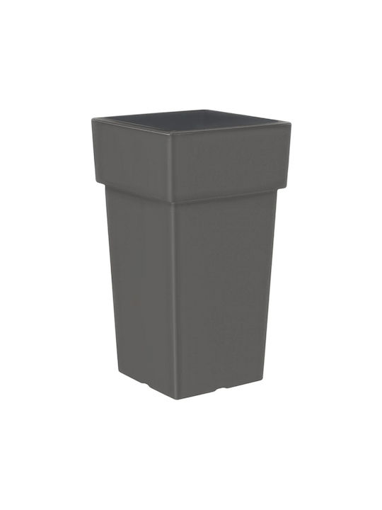 Et Plast Αναΐς Γλάστρα Πλαστική Ανθρακί 33x33x60εκ.