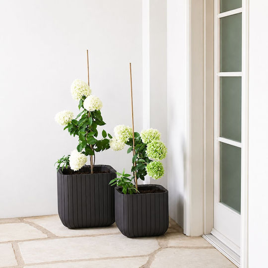 Flower Pot Cube Planter M Gray