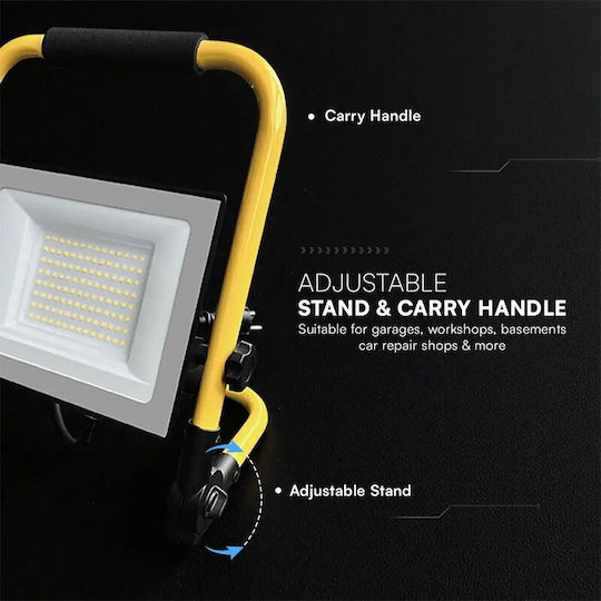 V-TAC Proiector de Lucru LED IP65 cu Luminozitate de Până la 5000lm