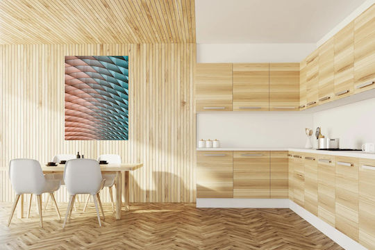 Geometrisches Muster Gemälde Dach Dach Geometrisches Design 100x150