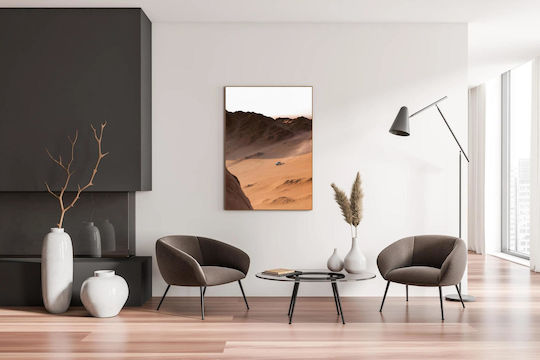 Панел Car In Desert Mountains Автомобил В Планините На Пустинята 60x90