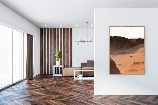Панел Car In Desert Mountains Автомобил В Планините На Пустинята 60x90