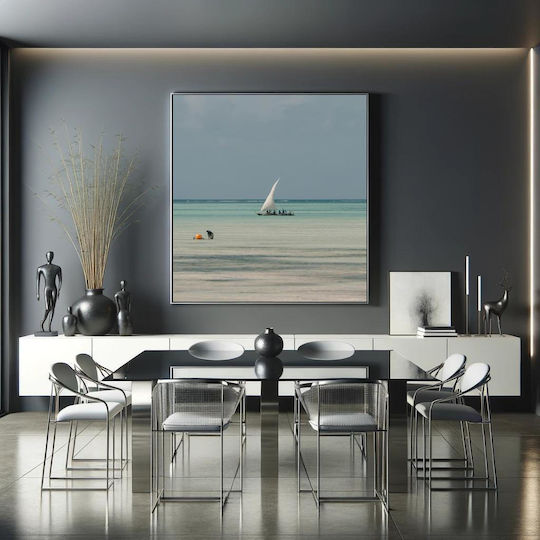 Πίνακας Sailboat On Sea Ιστιοπλοϊκό Στη Θάλασσα 110x110