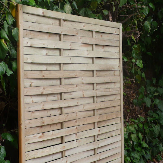 Showood Wooden Fence Panel in Beige Color 1.8x1.2m