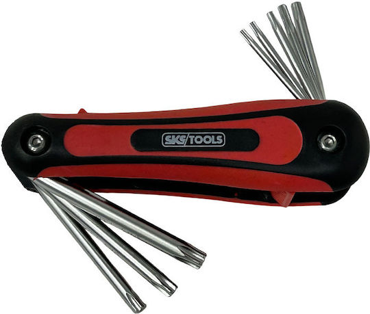 Комплект Торкс ключове Джобно ножче 8 Бройки Sks Tools