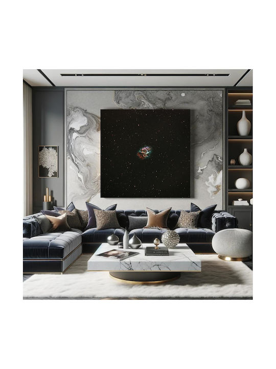Painting Colorful Nebula In Space Multicolored Nebula In Space 80x80