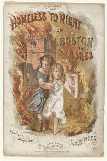 Πίνακας Illustrated Sheet Music Cover 70x100