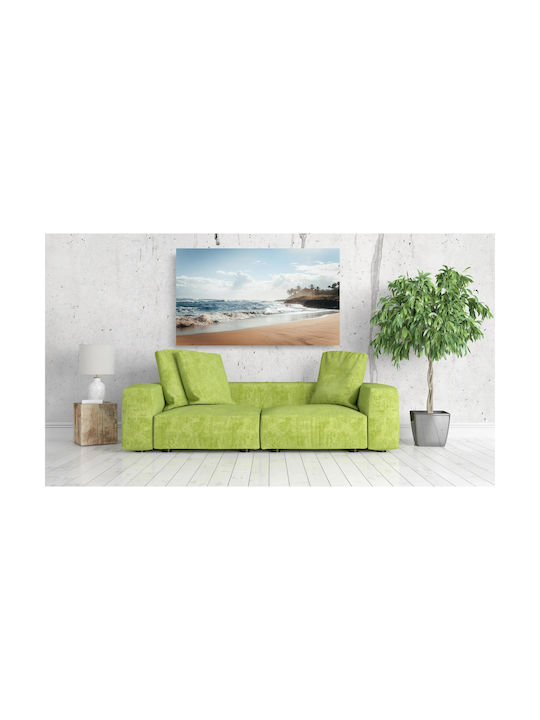 Πίνακας Tropical Beach By Sea Τροπική Παραλία Δίπλα Στη Θάλασσα 150x100