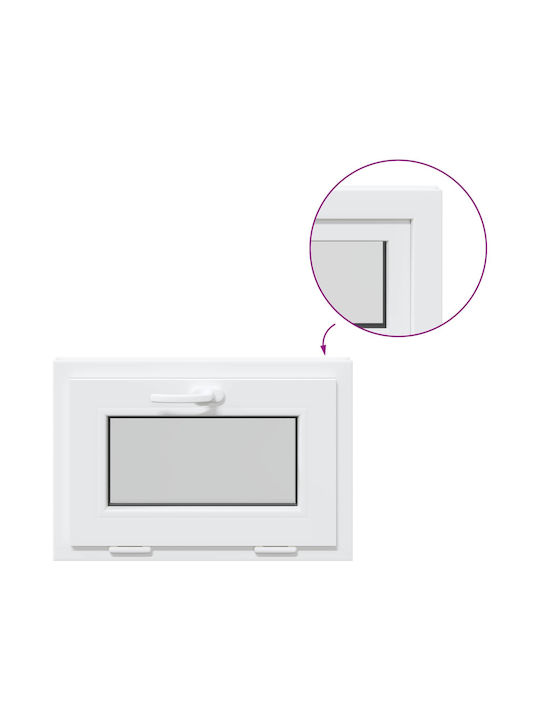 vidaXL Откриваем Прозорец PVC Ш60xВ40см vidaXL Откриваем Прозорец PVC Ш60xВ40см
