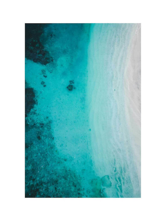 Aerial View Kristallklare Meeres Gemälde 70x100