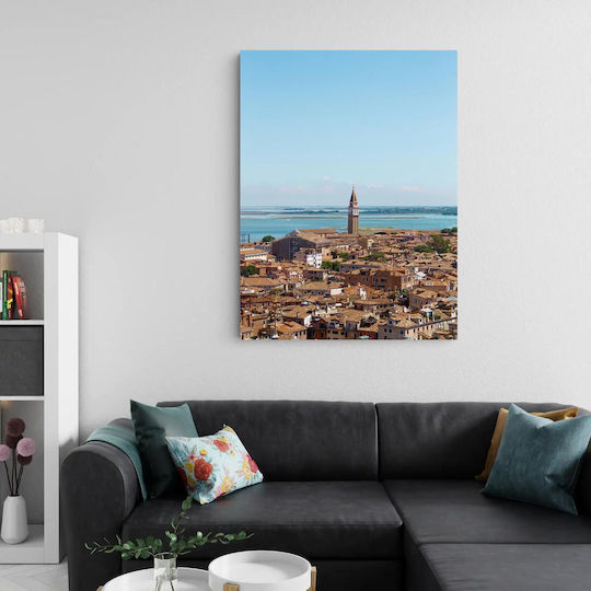 Πίνακας Cityscape Tower Sea Αστικό Τοπίο Πύργο Θάλασσα 70x100