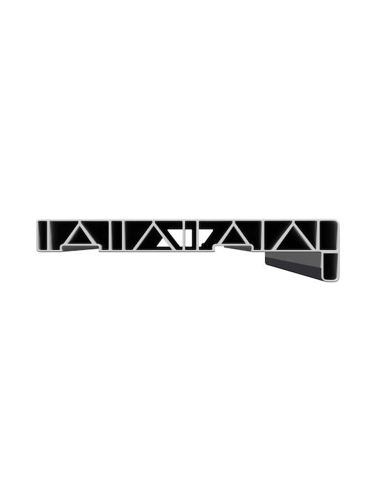 vidaXL Περβάζι Παράθυρου Ξύλινο Π100xΥ25cm