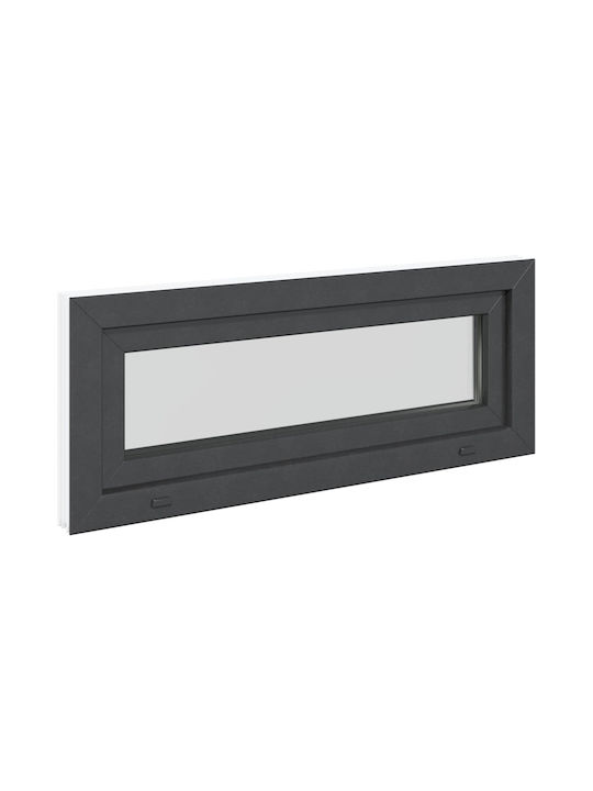 vidaXL Ανοιγόμενο Παράθυρο PVC Π100xΥ40cm