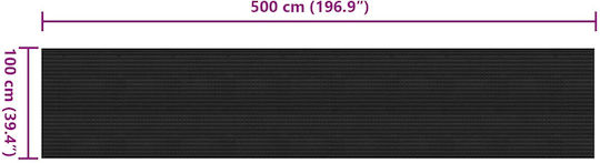 vidaXL Elastic Plastic Floor L500xW100cm