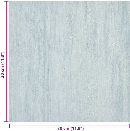 vidaXL Set Plastic Floor PVC with 20 Tiles L30.5xW30.5cm Green