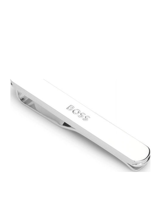 Boss Silver Tie Clip Bronze