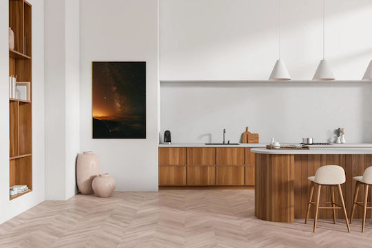 Painting Stars In Night Sky 70x100