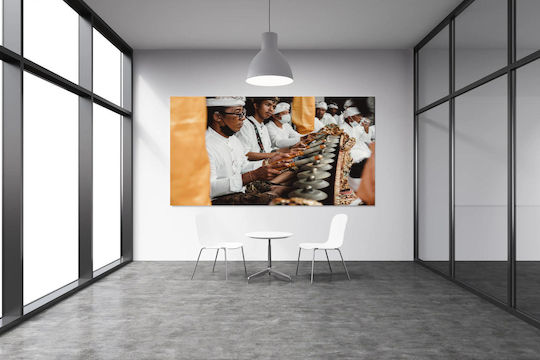 Gemälde Traditionelles Musikensemble Set Für Traditionelle Musik 100x70
