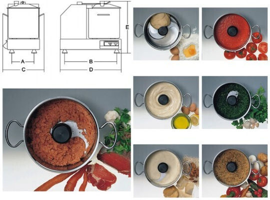 Sirman C4 Commercial Cutter Pulper 3.3lt 600W