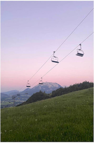 Πίνακας Cable Cars At Sunset Τελεφερίκ Στο Ηλιοβασίλεμα 60x90
