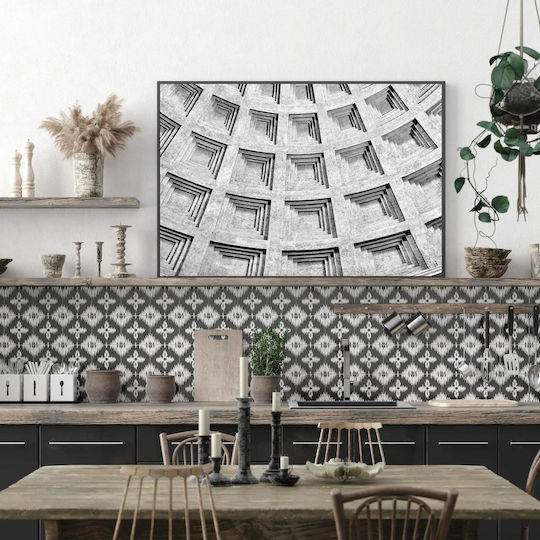 Πίνακας Geometric Ceiling Pattern Γεωμετρικό Σχέδιο Οροφής 120x80