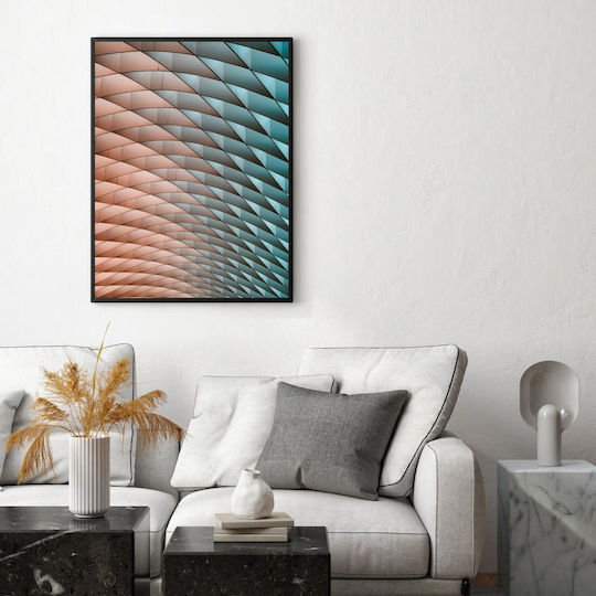 Geometrisches Muster Gemälde Dach Dach Geometrisches Design 70x100